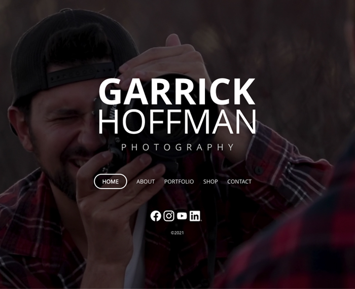 GarrickHoffman.com Project screenshot